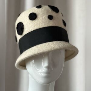 1960s Jami Exclusive Wool & Felt cloche